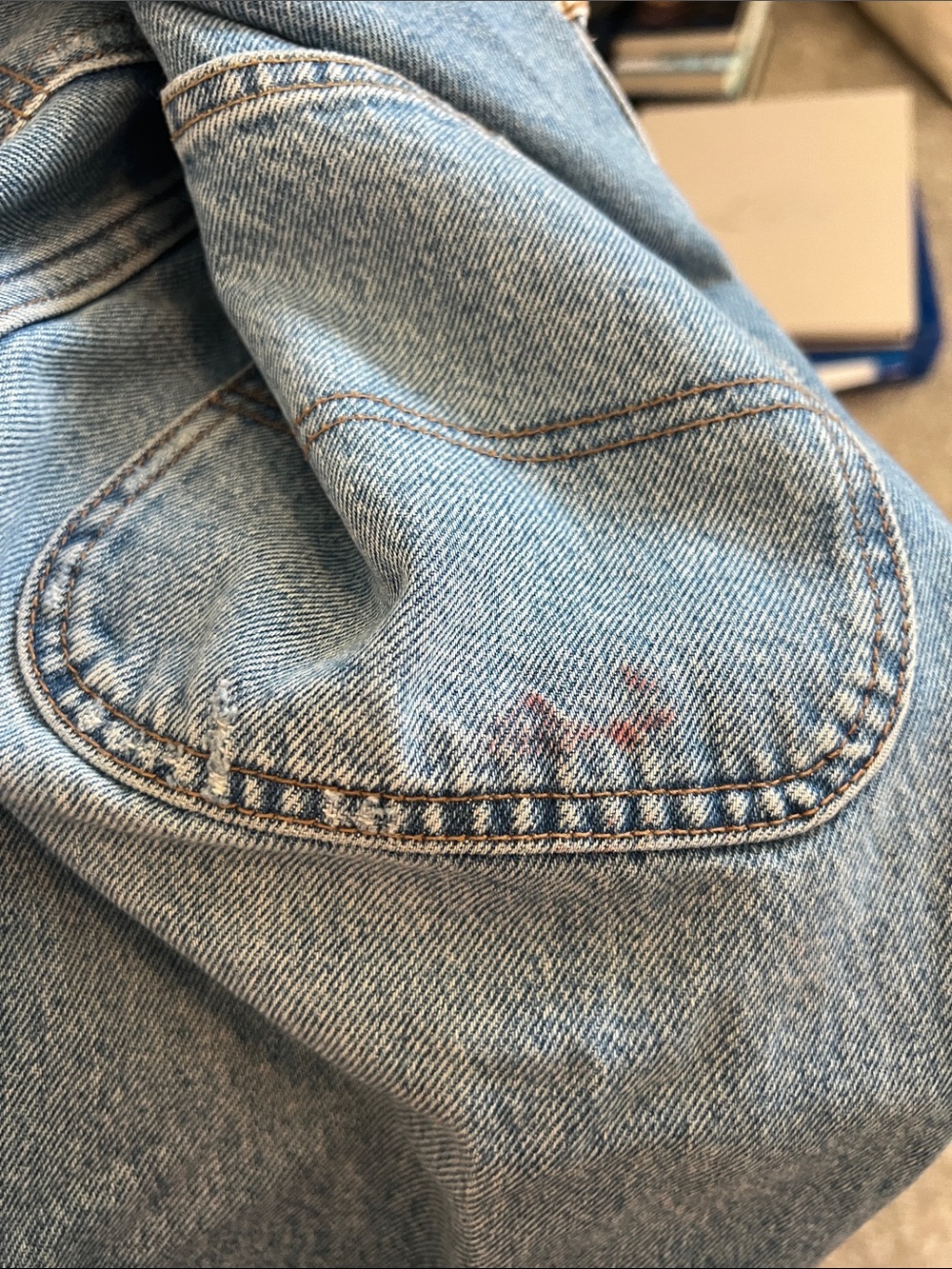 Abercrombie Denim Overalls  - Medium Wash - Picture 7 of 7